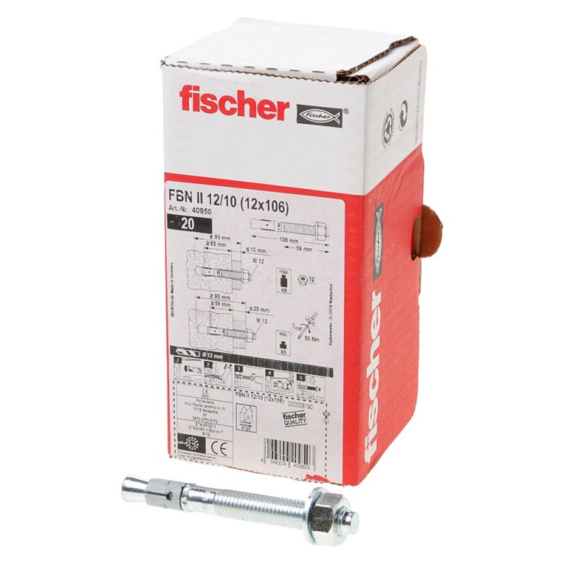 Fischer Bolt Anchor FBN II 12 10 Megatek