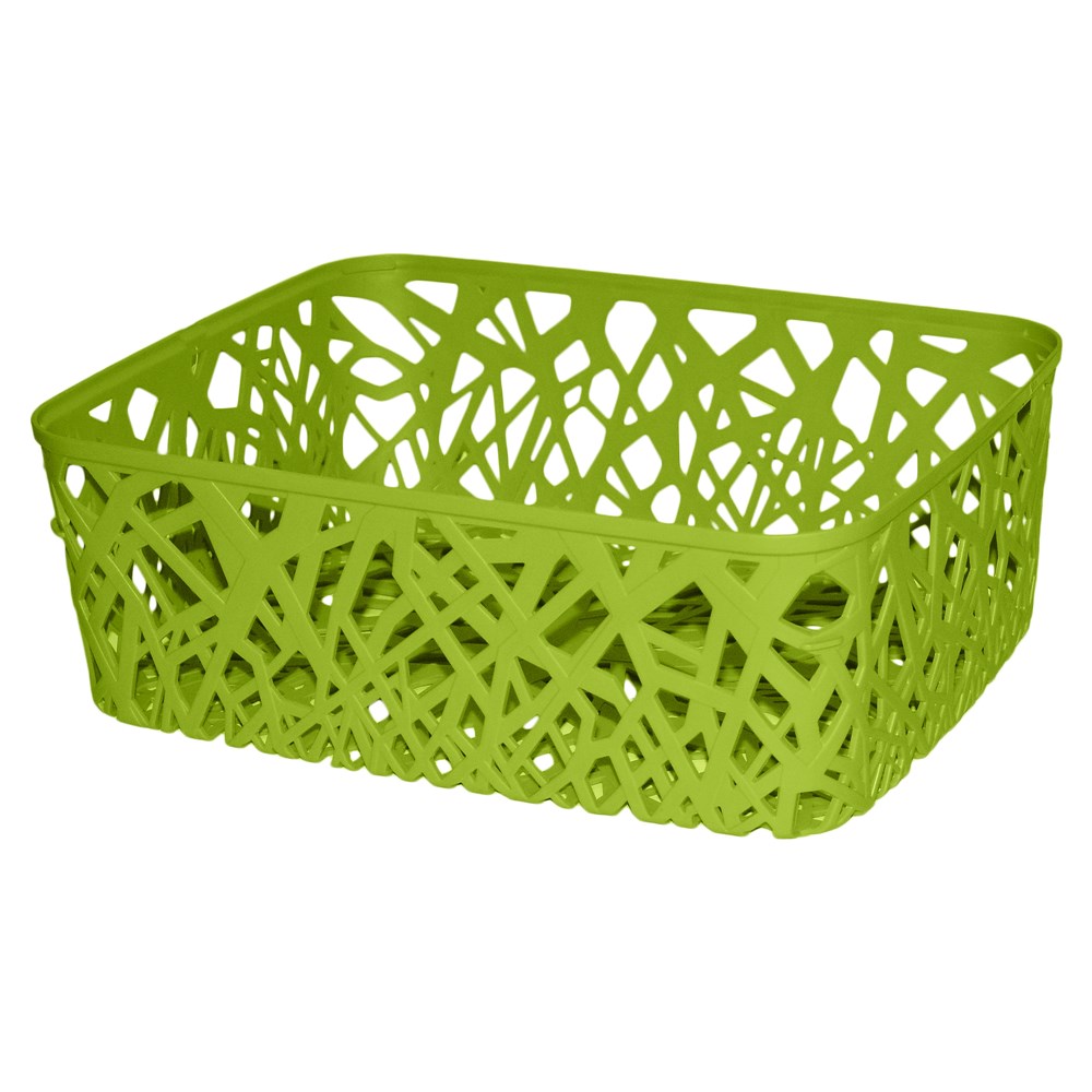 eetpatroon corruptie Sortie Storage basket, CURVER NEO A4, polypropylene, green, 37.7x29