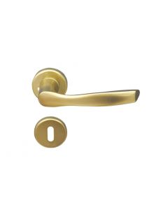 Door handle, zinc alloy, brown