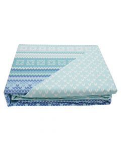 Çarçaf set, tek, zarf, pambuk, blu, 160x240 cm; 90x190+25 cm; 50x80 cm(x1)