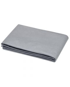 Stright double bed linen, Eden, cotton, gray, 240x300 cm