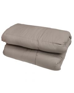 Quilt, single, cover: 100 gsm microfiber, filling: microfiber, beige, 350 g, 160x240 cm