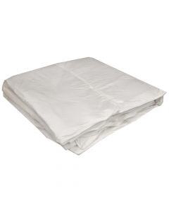 Quilt, double, cover: 100% cotton, filling: 10% duck down; 90% duck feather, white, 800 g, 220x240 cm