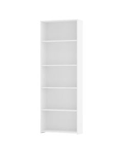 Bookcase, melamine, white, 65x25xH183 cm