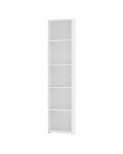 Bookcase, melamine, white, 45x25xH183 cm