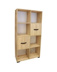 Bookcase, melamine, sonoma, 75x30xH138 cm