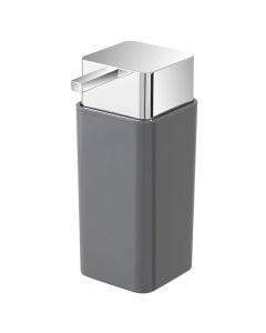 SOAP DISPENSER  GREY  STAR ABS