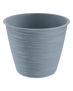 Flower pot, round, Furu, plastic, light grey, no saucer, Ø29.5 xH24.8 cm, 10.2 lt