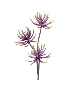 Artificial flower, ALOE STEM, pvc, purple, 81 cm