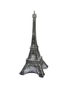 Objekt dekorues, Eiffel Tower, porcelan, gri, H31 cm