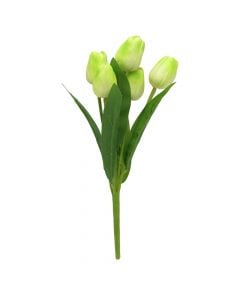 Artificial flowers, Tulips, plastic, green, 30 cm