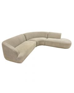 Corner sofa, right, Ote Sea, textile upholstey, grey, (357x335)x95xH74 cm