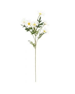 Lule artificiale, Poliester/PE,  e bardhë/jeshile, 20x12xH60 cm