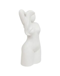 Statujë dekorative, Soleya, dolomite, e bardhë, 11.5x8xH27 cm