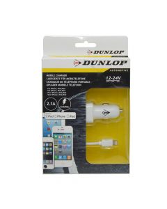 Karikues makine për iPhone/iPad/ipod DUNLOP, 12/24V, 2.1A, 50-1 m