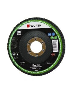 Disk axhustimi, Wurth, 115x22 mm, Grit 40