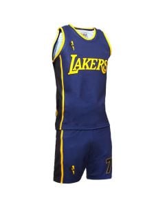 Uniforme basketbolli per te rritur, 4U Sports, LA Lakers, James, masa S, kostumi 2