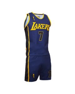 Uniforme basketbolli per femije, 4U Sports, LA Lakers, James, masa 12 vjec, kostumi 2, ngjyra lejla