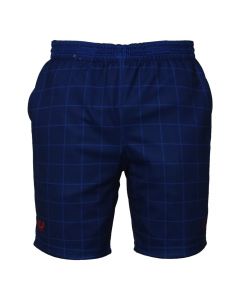 Tennis pants, 4U Sports, size L, checkered, blue