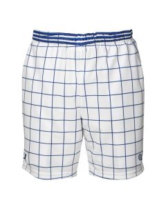 Tennis pants, 4U Sports, size S, checkered, white