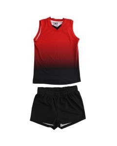 Uniforme volejbolli per femra, 4U Sports, M, e kuqe me te zeze