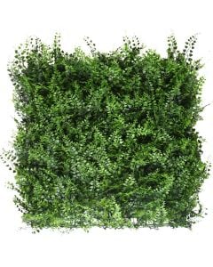 Gardh me gjethe artificiale, Giardino Verde, Fern, 50 x 50 cm, 0.63 kg, 400 gjethe, ngjyra jeshile me nuanca