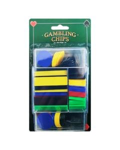 Fisha per poker, Gambling Chips, 100pc, mikse