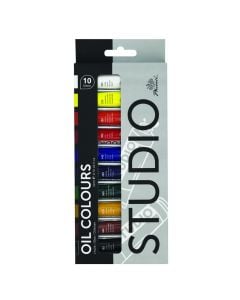 Oil paint set, Dom, 22ml, 10pc, mixed colors