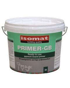 Astar, Isomat, Primer-GB, 3lt, e bardhe, 2-6 m²/lit, e gatshme per perdorim, 1 ore tharje