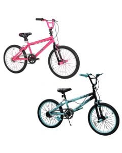 Bicycle 20", BMX Razor, 1-speed transmission, pink/blue color