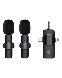 Mikrofon wifi, Senxin, K15, lidhja USB-type C, bateri li-ion, 8 ore bateri