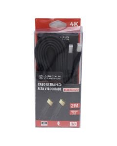 Kabëll HDMI, 2 m, 1080p, Gold Plated, 3D