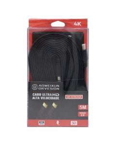 Kabëll HDMI, 5 m, 1080p, Gold Plated, 3D