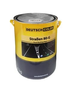 Asphalt paint, Straben 80 G, 4Kg, yellow