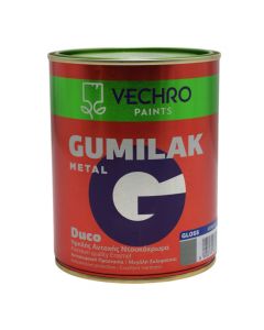 Paint for metal, Vechro Gumilak, 750ml, gray 624, 14-16 m²/lt, 2-3 hours drying time