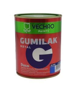 Paint for metal, Vechro Gumilak, 750ml, blue 642, 14-16 m²/lt, 2-3 hours drying time