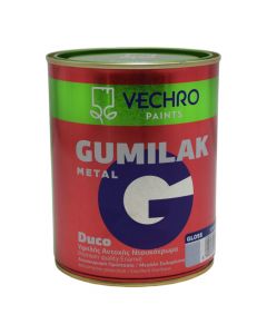 Paint for metal, Vechro Gumilak, 750ml, gray 658, 14-16 m²/lt, 2-3 hours drying time