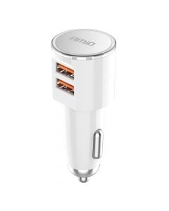 Karikues për makinë, Amio, AM-03888, 17.5 W, 2 porta USB