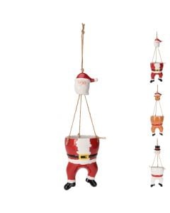 Vazo lulesh me motive Christmas, qeramike, 57 cm