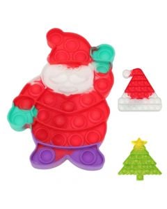 Toys for children with Christmas motifs, Silicone, red and green, 21.5x17x1.3 cm