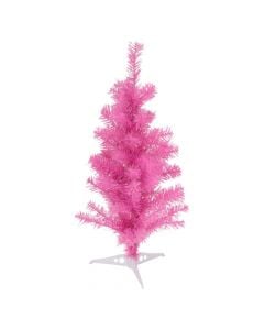 Peme Viti I Ri, plastike, ngjyre Fuchsia, 60 cm