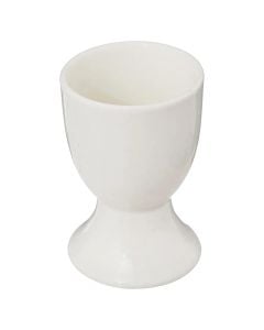 Egg holder, ceramic, white, Dia. 4.7  x  H. 7 cm