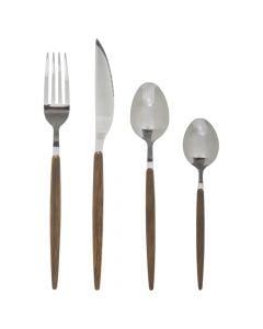 Set servirje lugë pirunj (PK 24), inoks, kafe, 4.5 x 21.7 x  H. 0.2 cm