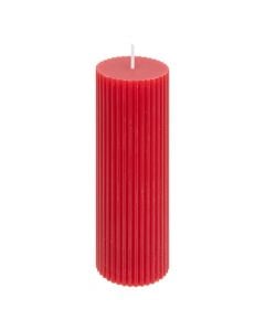 Decorative candle, paraffin, red color, 5x14 cm