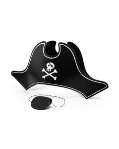 Hats, "Pirates", 23x18x14 cm, black, 1 piece