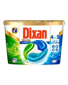 Detergjent kapsulë për rroba, Dixan, Classic, 4në1, 13 kapsula, 1 pako