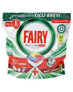 Detergjent enesh, Fairy platimun plus, All in 1, 22 kapsula, 1 pako