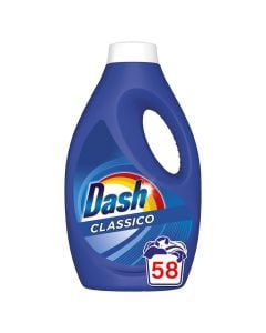 Detergjent likuid për rroba, Dash, Classico, 2800 ml, 58 larje, 1 copë