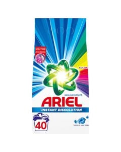 Detergjent pluhur per rrobat, Ariel, Color, Touch of Lenor, 3 kg, 40 larje, 1 cope