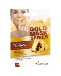 Maske per buzet, IDC, Gold, collagen, 8 gr, 1 cope